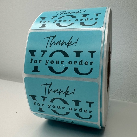 STICKERAFT Other - Thank You for your order 2" Stickers labels (100) thankyou sticker